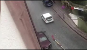 Silahlı çatışma anı kamerada