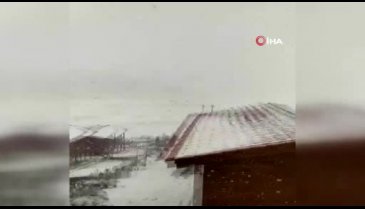 Bursa'da nisan ayında kar sürprizi