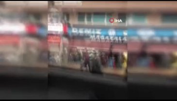 Bursa'da halk otobüsünde mesafe tartışması kamerada
