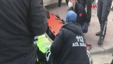 Bursa'da motosikletli trafik polisi kaza geçirdi