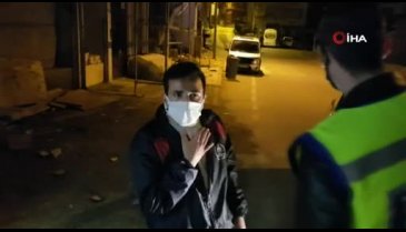 Bursa'da kısıtlamada alkollü yakalandı, "kanundan ve polisten kaçış yok" dedi