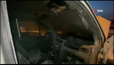 Bursa'da iftara yetişmeye çalışan sürücünün aracı alev aldı
