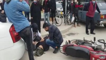 Bursa İnegöl'de yaralanan annesinin başından ayrılmadı