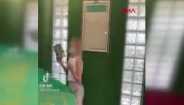 Türbede çekilen görüntüler büyük tepki çekmişti! Gözaltına alındı