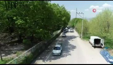 Bursa'da kısıtlama öncesi 5 kilometre kaynak suyu kuyruğu