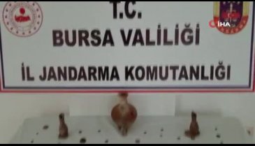 Bursa'da Roma ve Bizans dönemine ait tarihi eserler ele geçirildi