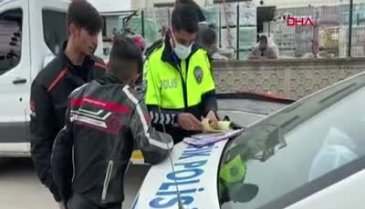 Bursa'da ehliyetsiz motosiklet sürücüsüne 6 bin TL ceza