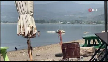 Bursa'da kısıtlamada yüzme keyfi
