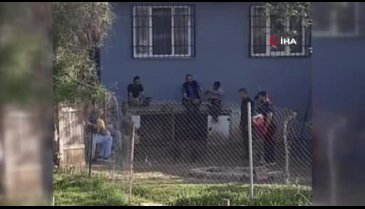 Bursa'da kısıtlamada horoz dövüşü kamerada
