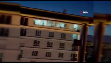 8 katlı apartmanın çatısından ölüme atladı!
