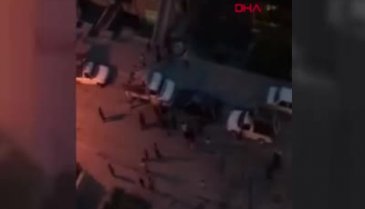 Kağıt toplayıcılarının kavgası kameralara yansıdı
