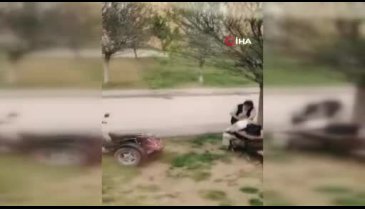 Bursa'da kısıtlamada sokak ortasında saç tıraşı görenleri şaşkına çevirdi