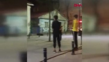 Tam kapanmada uzun eşekten halaya ilginç görüntüler
