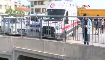 Köprü korkuluklarına asılı halde bulundu