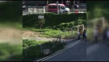 Yabancı uyrukluların kavgasında tekme ve yumruklar havada uçuştu