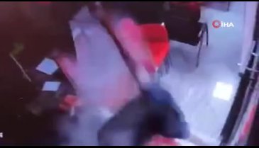 Tavan delindi, 3 metreden zemine böyle düştü
