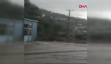 Bursa-Bandırma-Çanakkale yolu sel sebebiyle kapandı