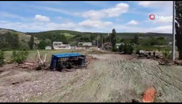 Bursa'da yağış ve selin etkisi gündüz ortaya çıktı!