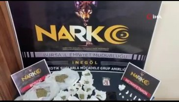 Bursa İnegöl'de uyuşturucu şüphelisi 3 kişi gözaltına alındı
