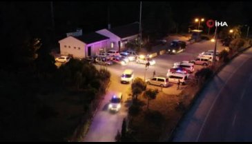 Bursa Orhangazi'de drone destekli uyuşturucu operasyonu