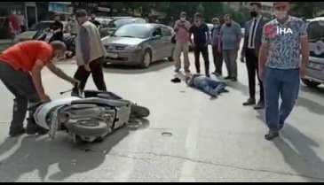 Bursa'da doktordan yaralıya ilk müdahale