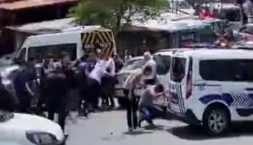 İstanbul Kağıthane'de iki aile arasında meydan savaşı