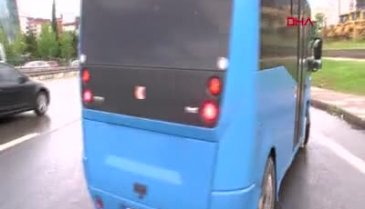 Minibüste maske takmadığı için ceza yedi! Makbuzu yırttı