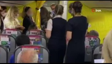 Uçakta taciz iddiası ortalığı karıştırdı