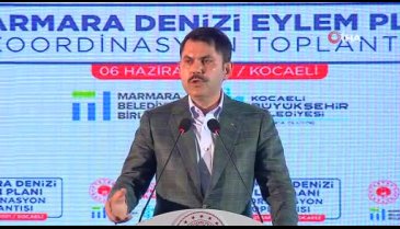 Bakan Kurum müsilajla mücadele için eylem planını açıkladı