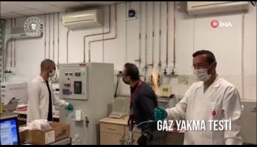 Bakan Dönmez, yeni keşfedilen gazın yakıldığı görüntüleri paylaştı