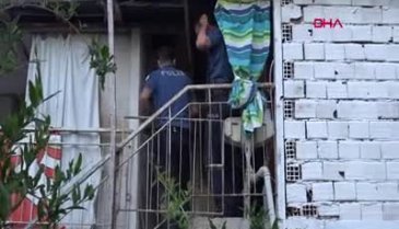 Antalya'da gasp için girdiği evde böyle yakalandı