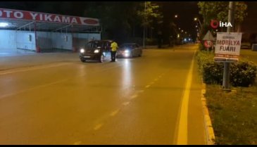 Bursa'da polisin alkollü sürücü ile imtihanı