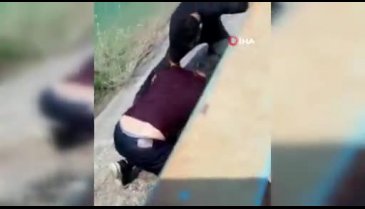Sulama kanalına düşen çocuğu servis şoförü kurtardı