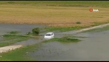 Bursa'da baraja daldı, otomobili bırakıp gitti