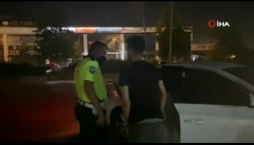 Bursa'da sürücü değiştirirken yakalandı cezadan kaçamadı