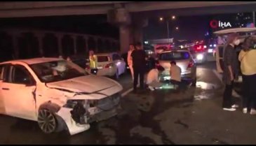 TEM Otoyolu'nda zincirleme trafik kazası