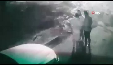 Restoran çıkışında öldüren dayak kamerada