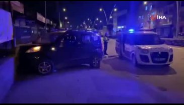 Bursa'da polisten kaçarken mezarlık duvarına çarptı!