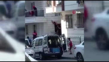 İstanbul'da gündüz vakti korku dolu anlar