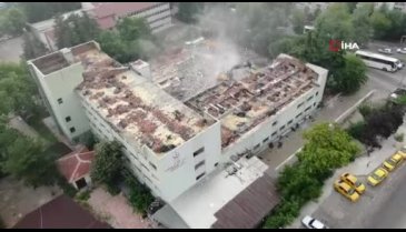 Bursa Zübeyde Hanım Doğumevi Hastanesi yıkıldı
