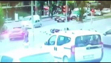 Motosiklet sürücüsünün feci ölümü
