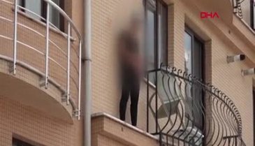 Konya'da korku dolu anlar! Balkonda intihara kalkıştı