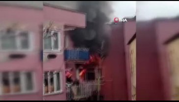 Bursa'da balkonda can pazarı