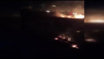 Bursa'da havai fişekler yangın çıkardı!