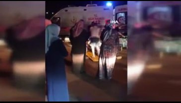 Bursa'da bisikletle seyir halindeyken otomobil çarptı!