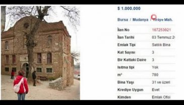 Bursa'da sahibinden satılık kilise