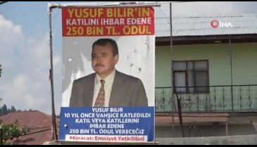 Katili ihbar edene 250 bin TL ödül