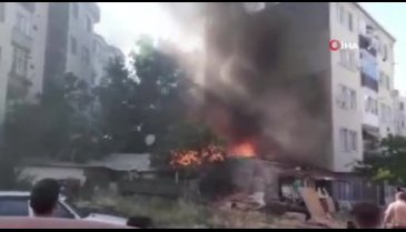 Bursa Güzelyalı'da korkutan yangın ev alevlere teslim oldu