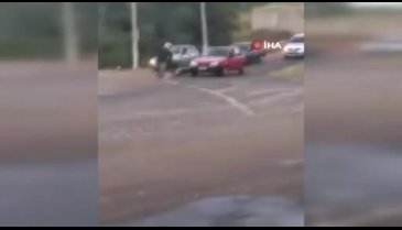 Brezilya'da motorlu kurye domuz saldırısına uğradı!