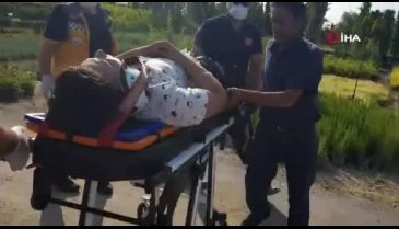 Bursa'da motosiklet sürücüsü ölümden döndü